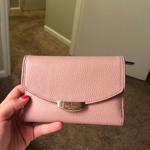 GUC pink Kate Spade wallet
